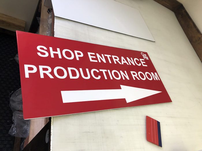 metal sign JP Graphics • JP Graphics