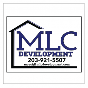 MLC Development Sign graphics by JPG of Stamford